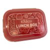 Empty, durable plastic lunch box for kids, food-grade and colorful, ready for healthy snacks and meals