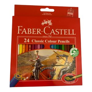 Set of Faber Castell color pencils in a variety of vibrant shades