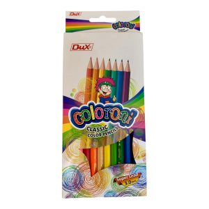 Set of kids' color pencils with bright, vibrant colors