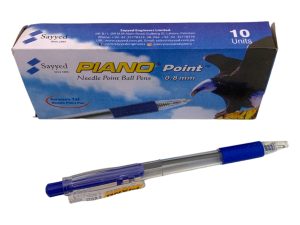 Piano ballpoint pen with sleek design.