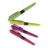 Colorful fountain pen ready for creative writing adventures