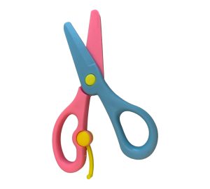 Fancy Paper Scissor: A stylish and decorative pair of scissors designed for cutting paper with precision and flair