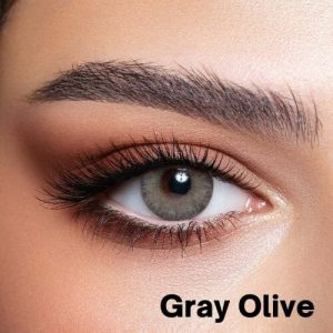 Bella Grey Olive Contact Lenses