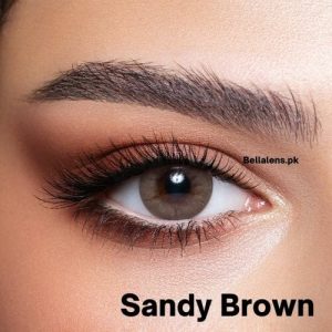 Bella Sandy Brown Contact Lenses